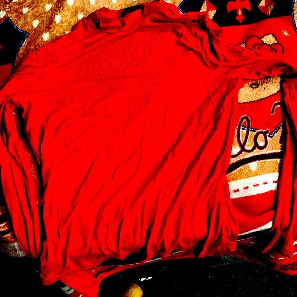 Red Coloured beautiful high neck top - Picture 1 of 1